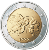 2 euro minca plody a kvety moruše 2001